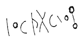 inscription of siglum HaNSB 300