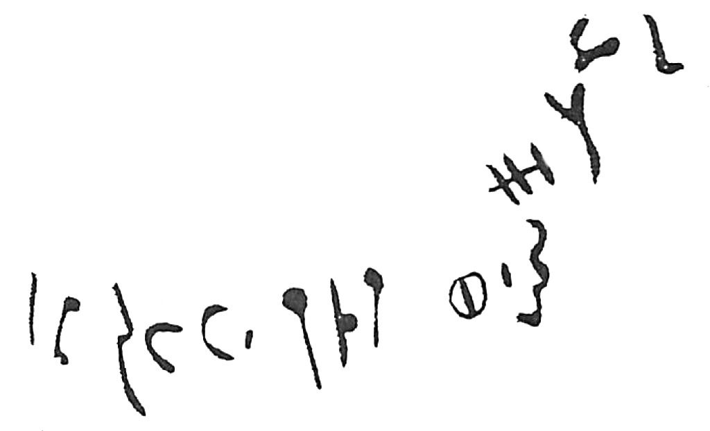 inscription of siglum HaNSB 334