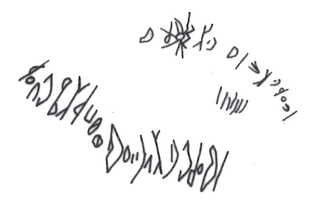 inscription of siglum HaNSC 19