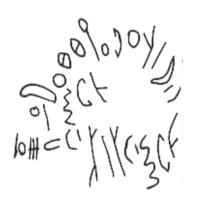 inscription of siglum HaNSC 28