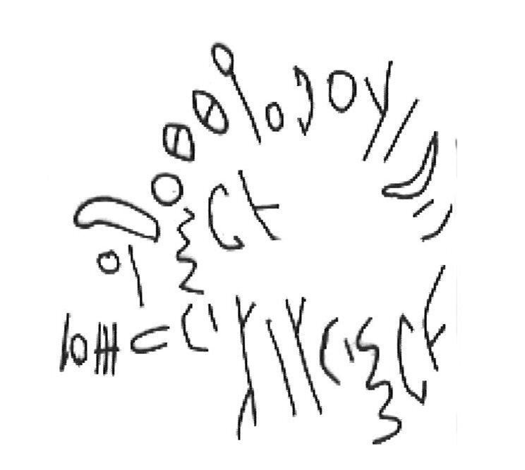 inscription of siglum HaNSC 28