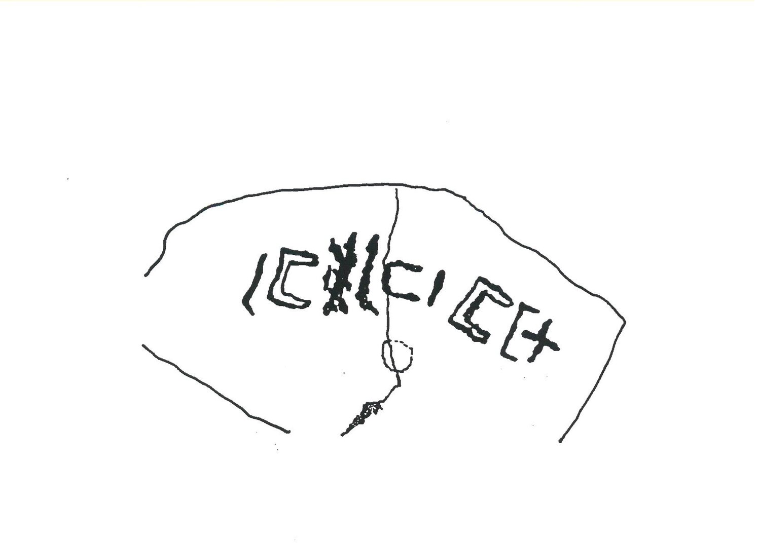 inscription of siglum INAS 10