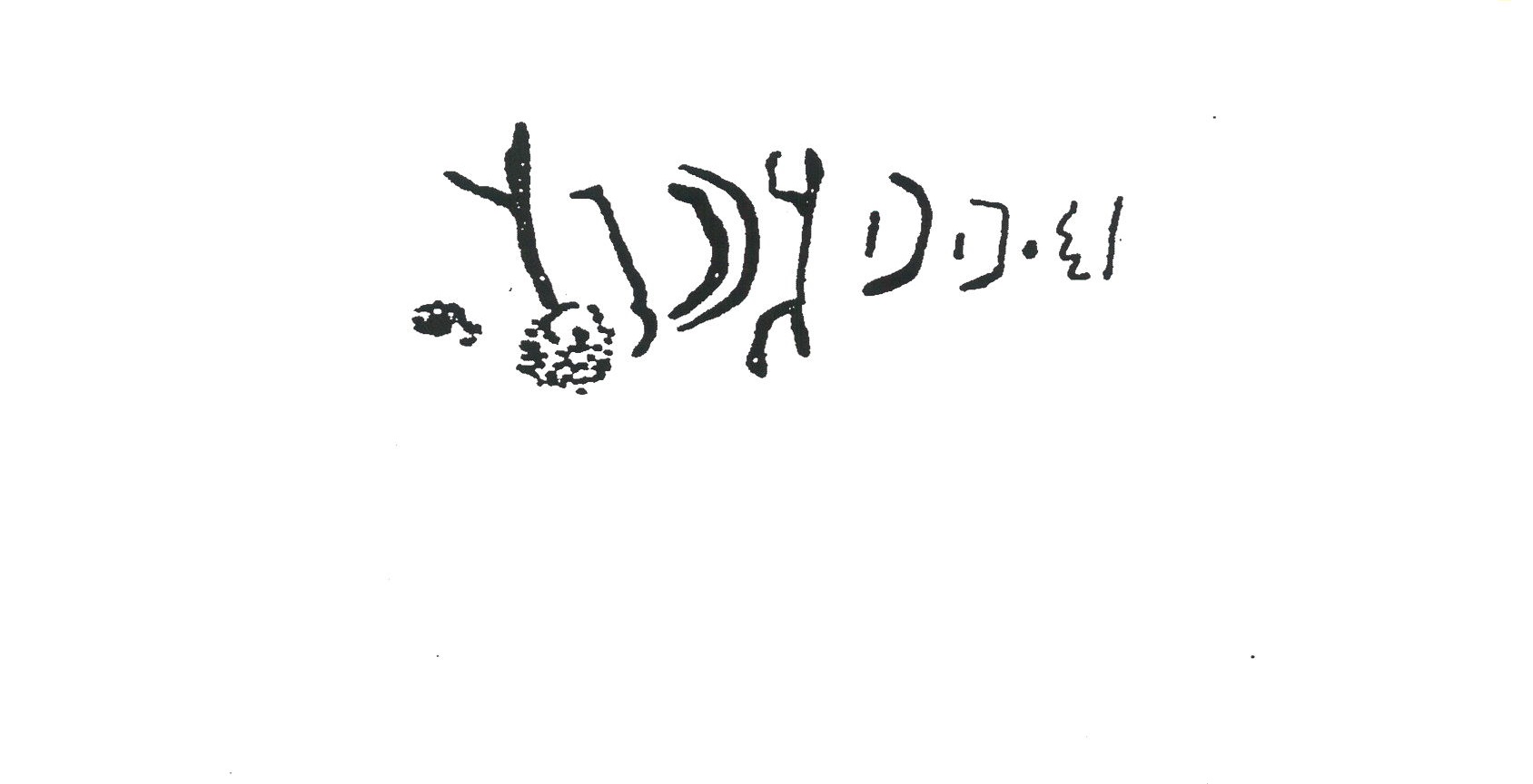 inscription of siglum INAS 28