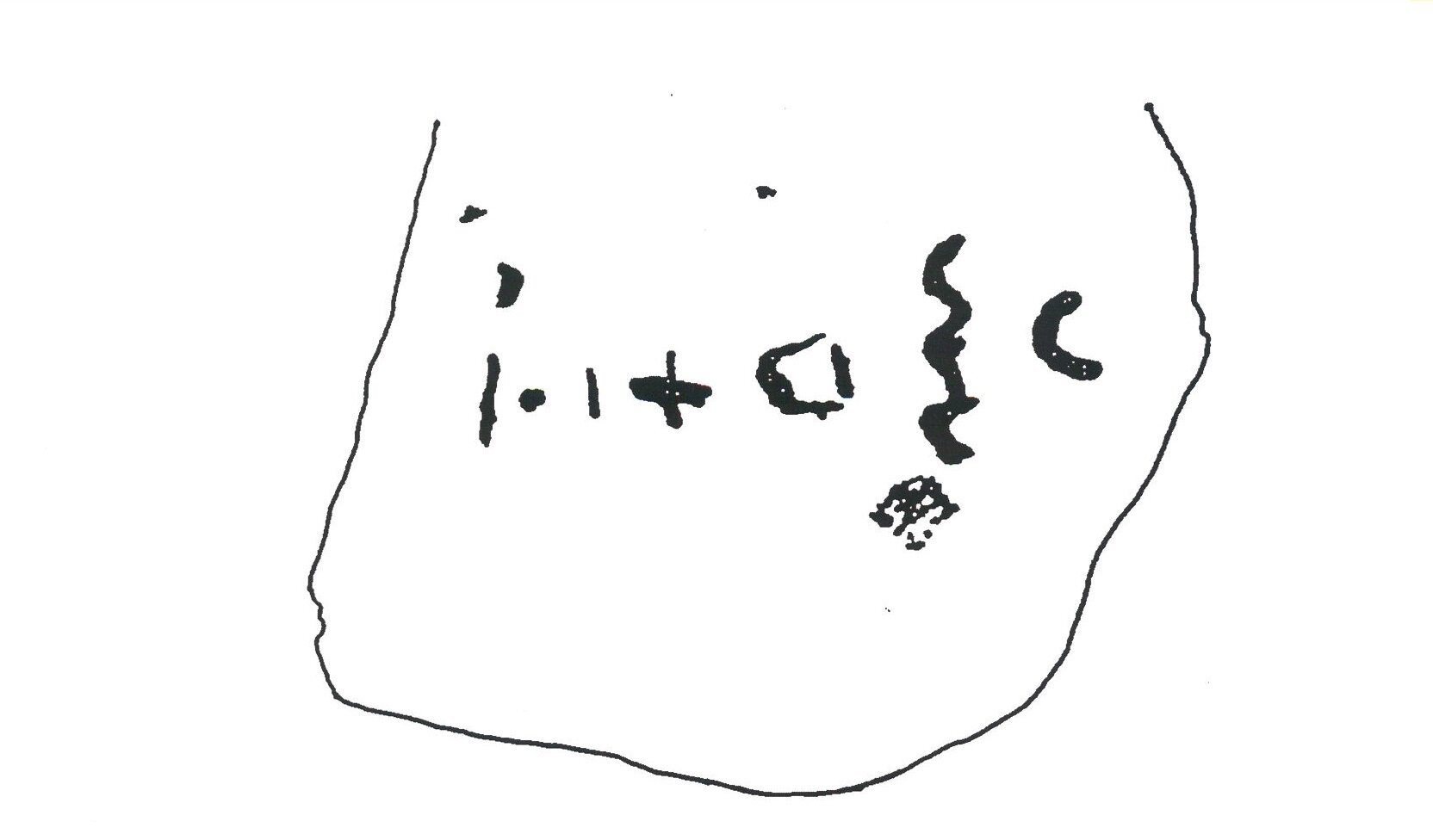 inscription of siglum INAS 43