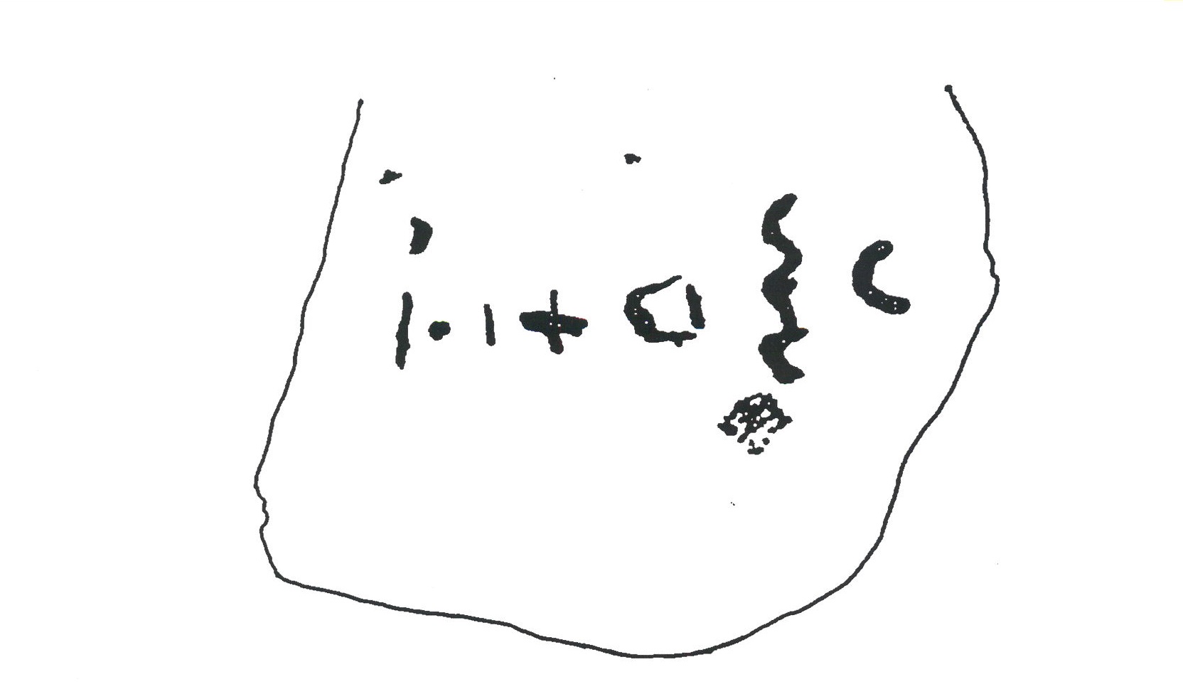 inscription of siglum INAS 43