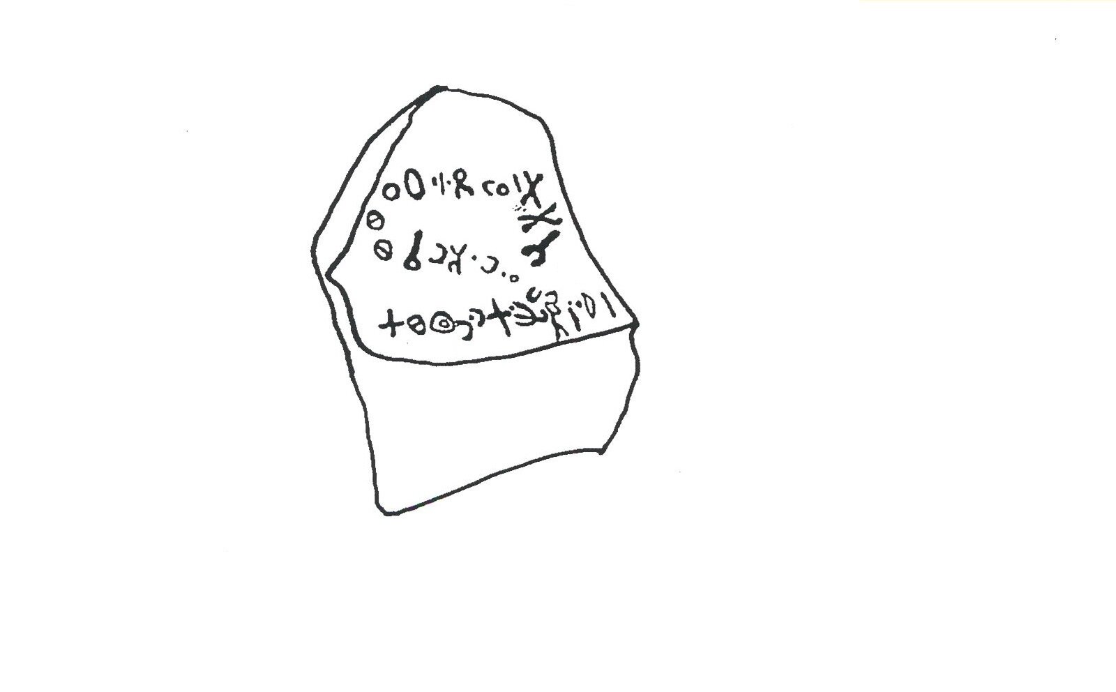 inscription of siglum INAS 49