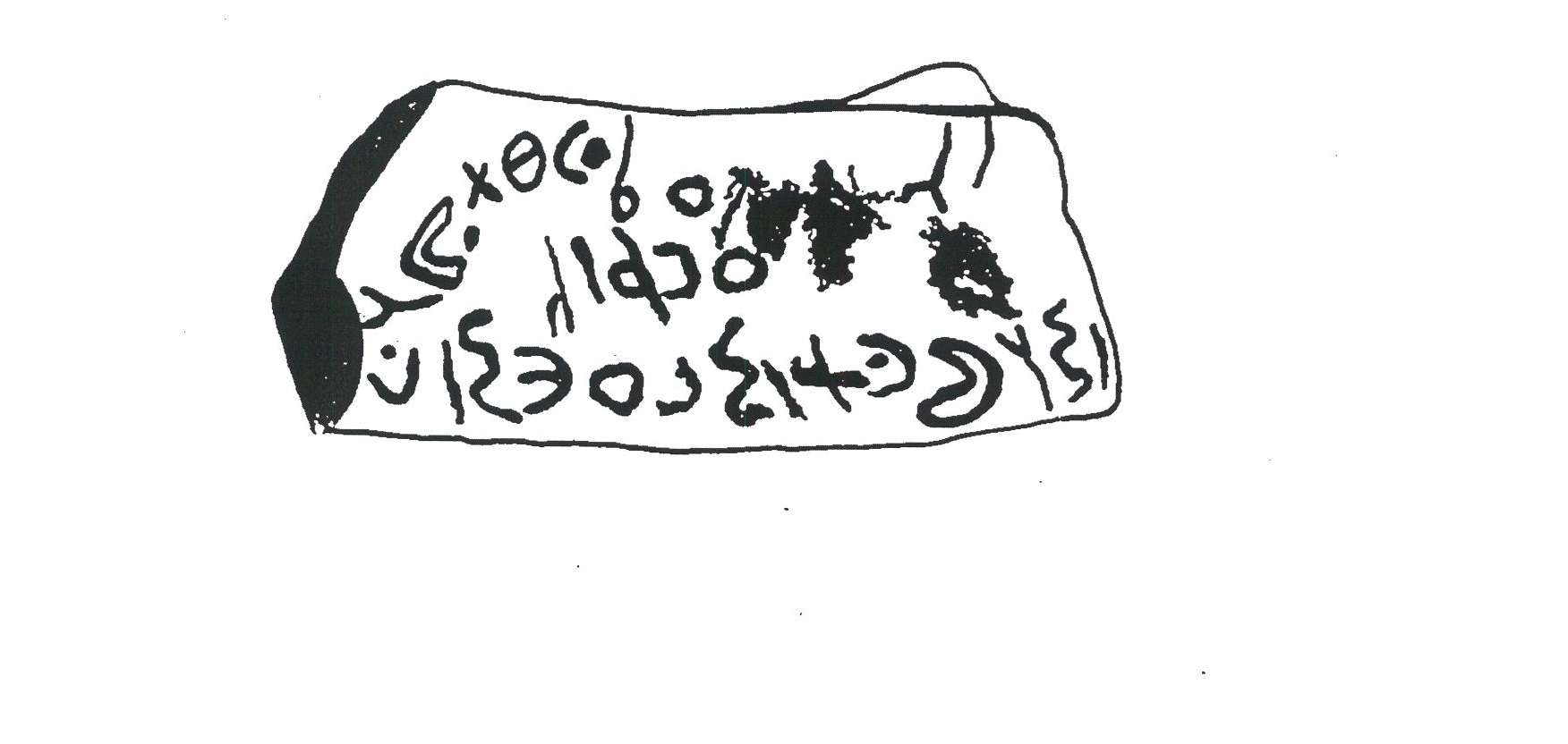 inscription of siglum INAS 54