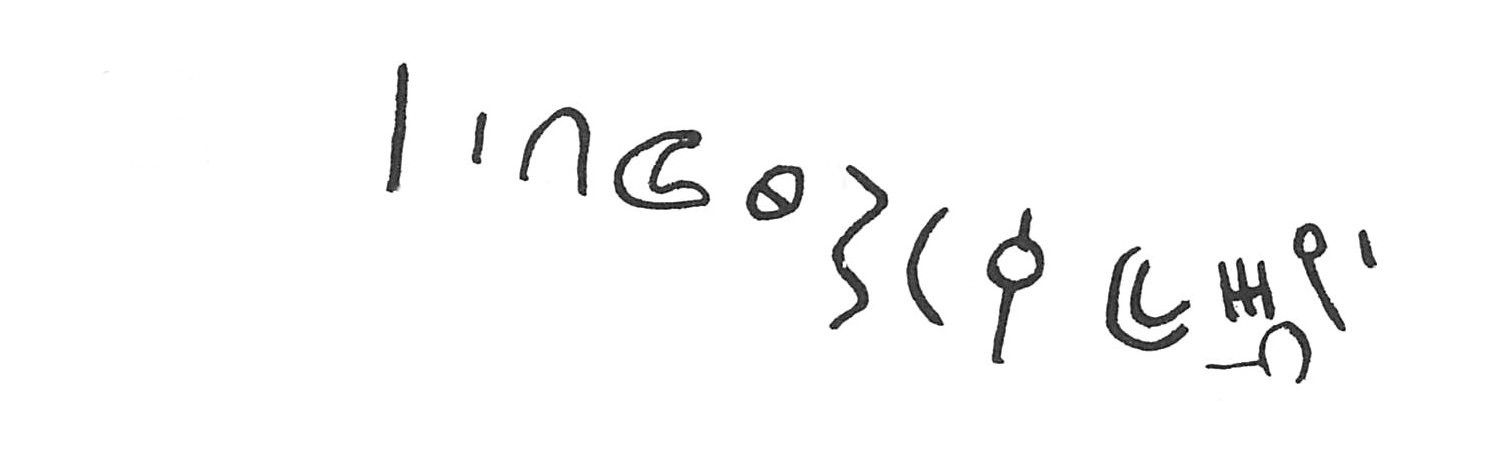 inscription of siglum ISB 112