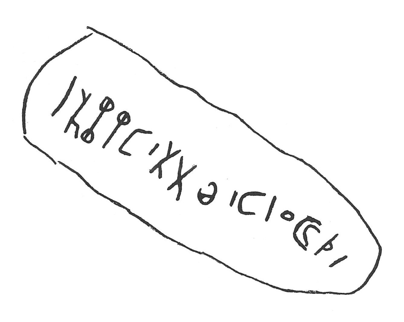 inscription of siglum ISB 114