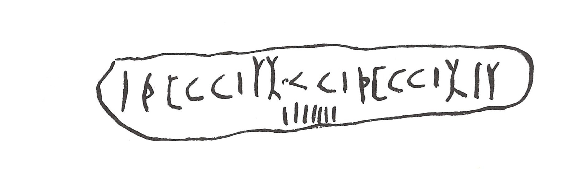 inscription of siglum ISB 185