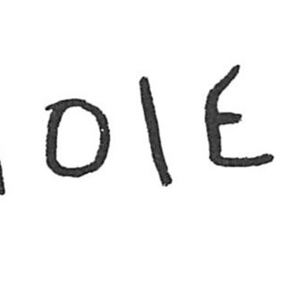 inscription of siglum ISB 218