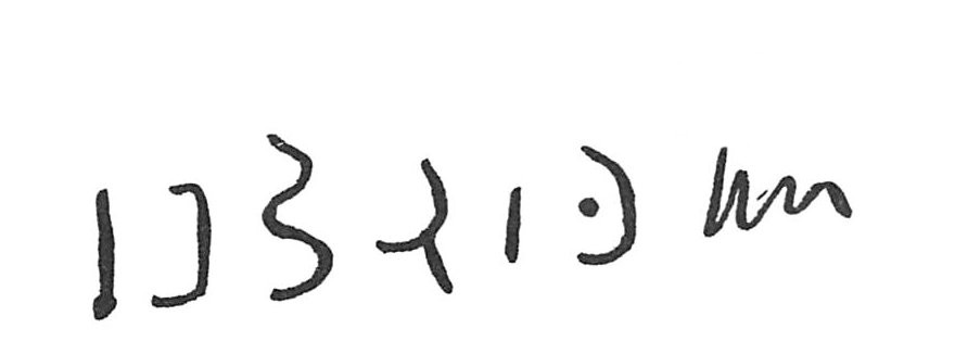 inscription of siglum ISB 219