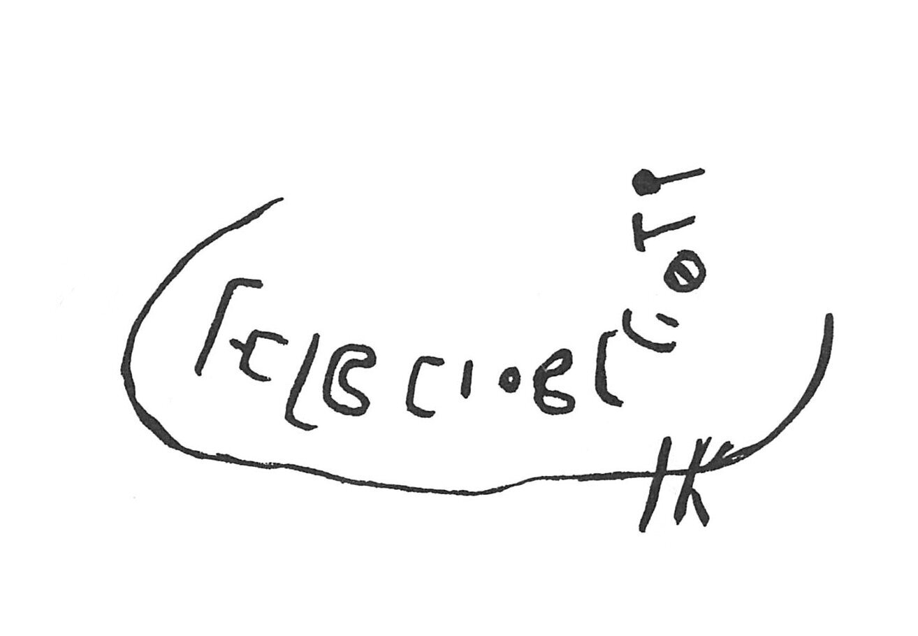 inscription of siglum ISB 231