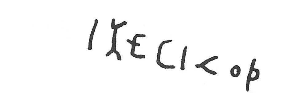 inscription of siglum ISB 262