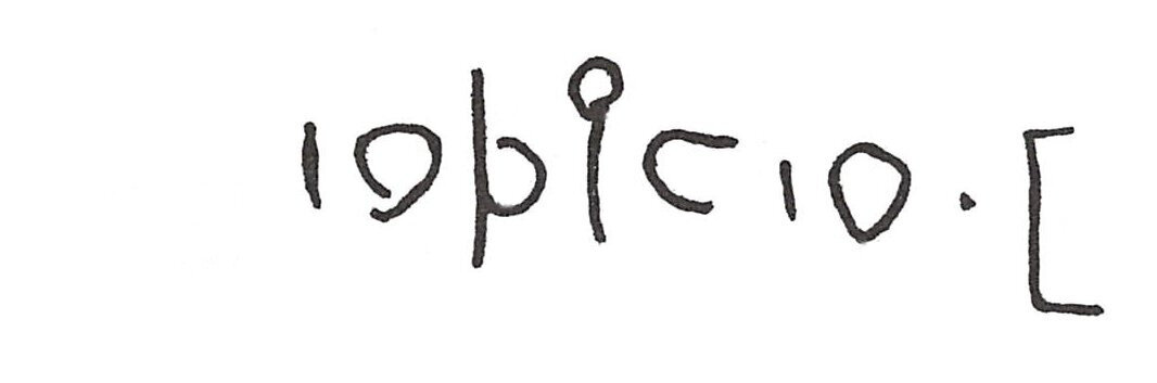 inscription of siglum ISB 281