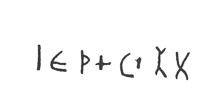 inscription of siglum ISB 288