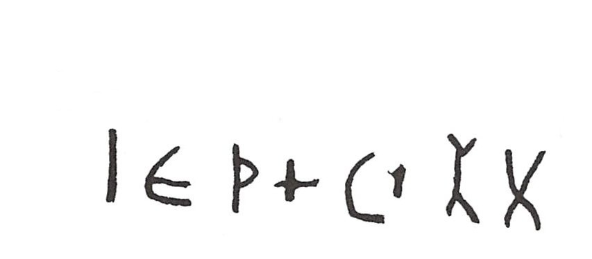 inscription of siglum ISB 288
