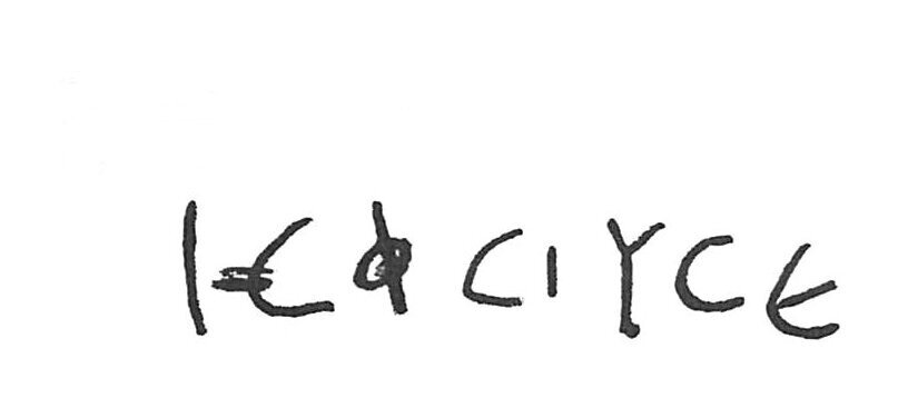 inscription of siglum ISB 305