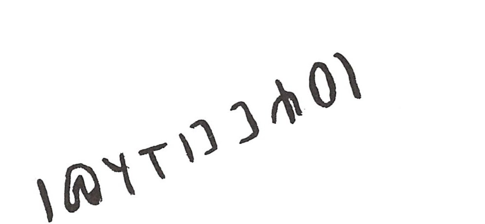 inscription of siglum ISB 329