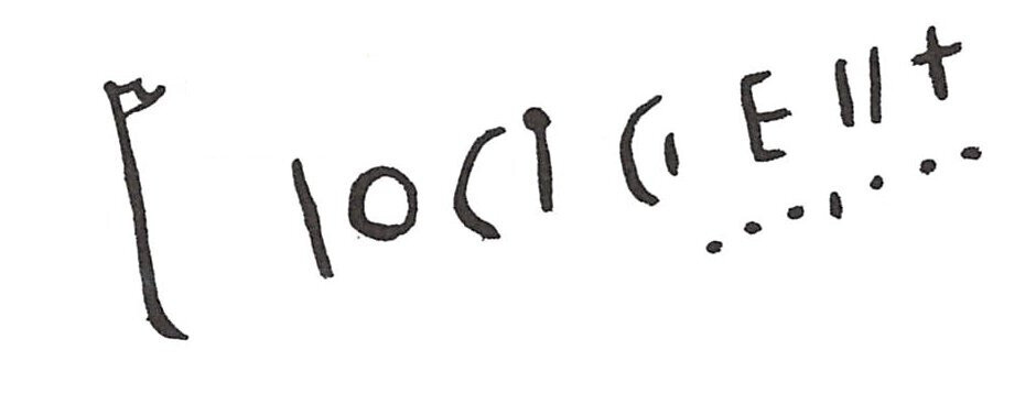 inscription of siglum ISB 334
