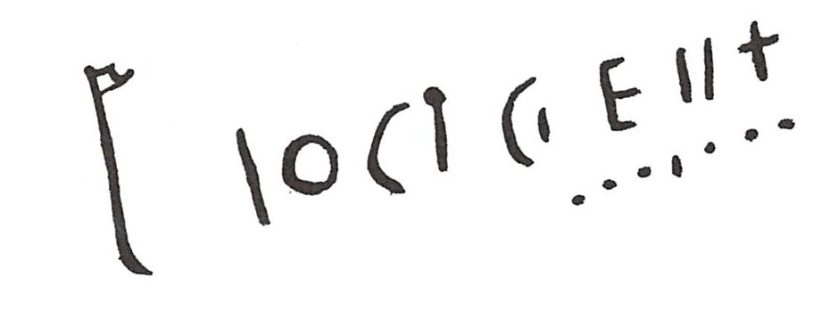 inscription of siglum ISB 334