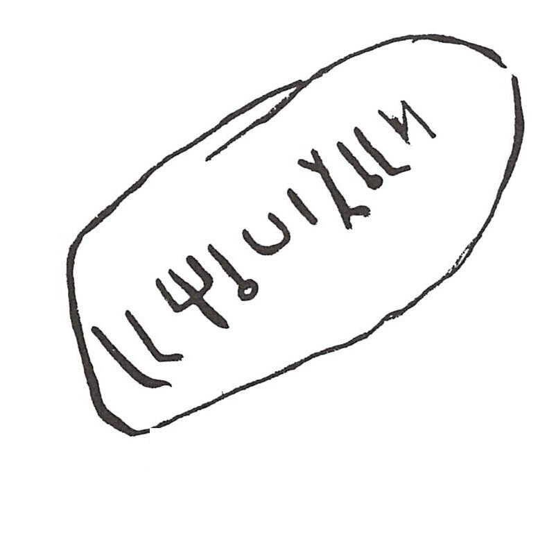 inscription of siglum ISB 336