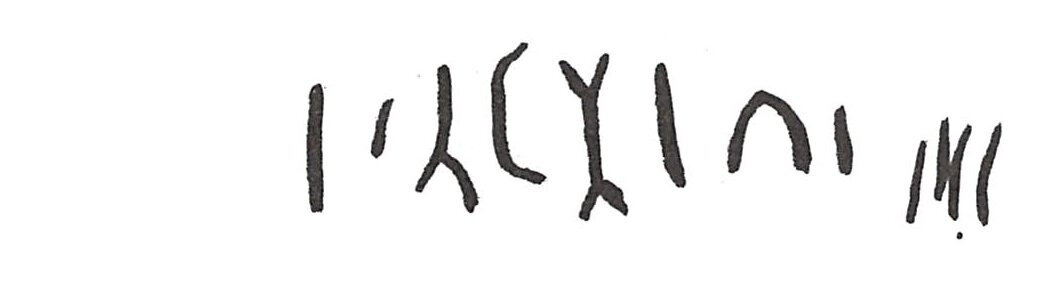 inscription of siglum ISB 340