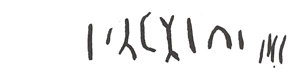 inscription of siglum ISB 340