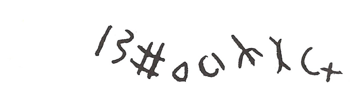 inscription of siglum ISB 342