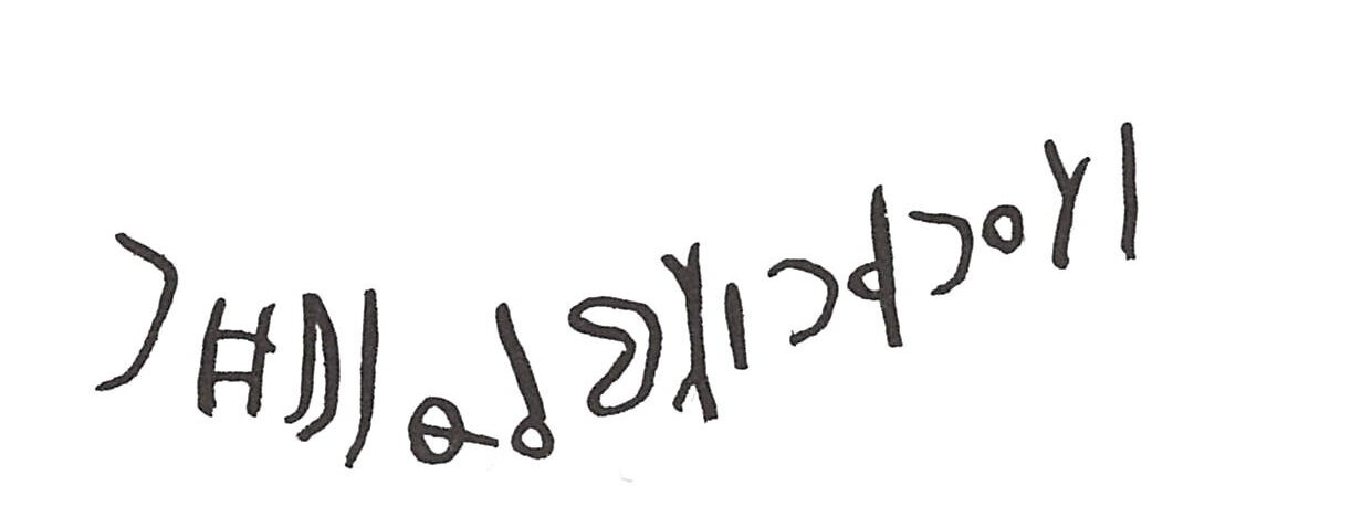 inscription of siglum ISB 368