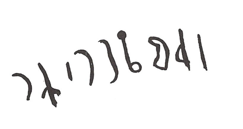inscription of siglum ISB 373