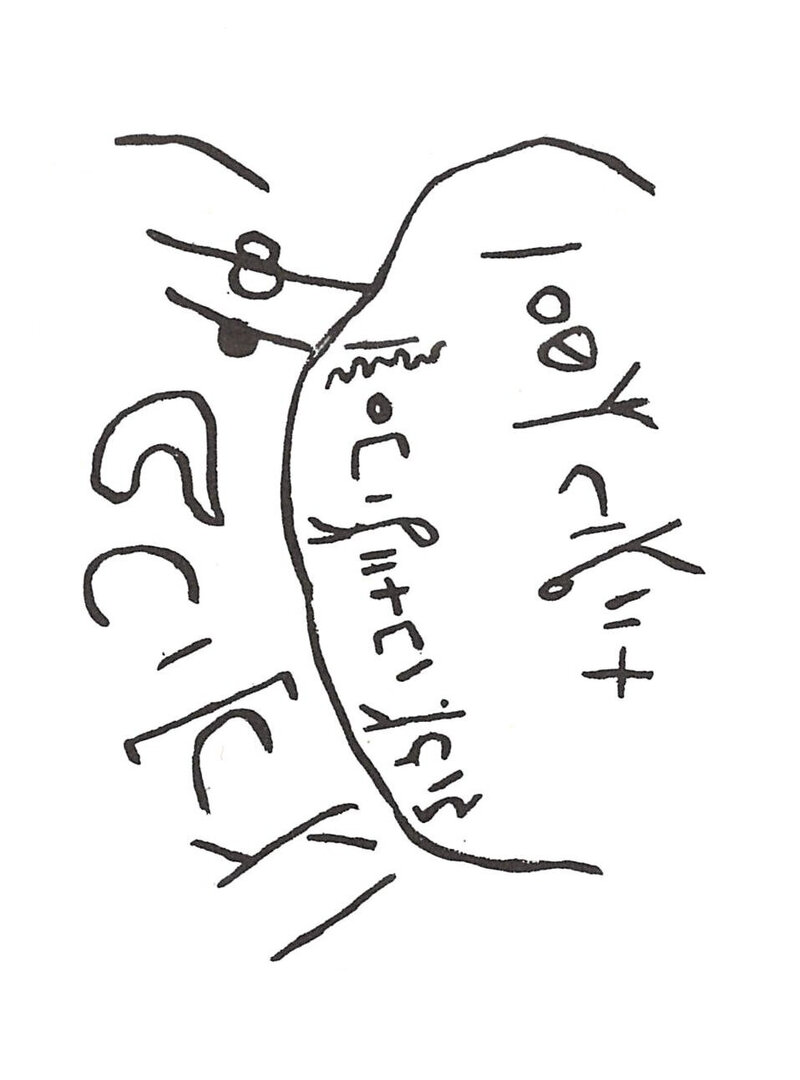 inscription of siglum ISB 380