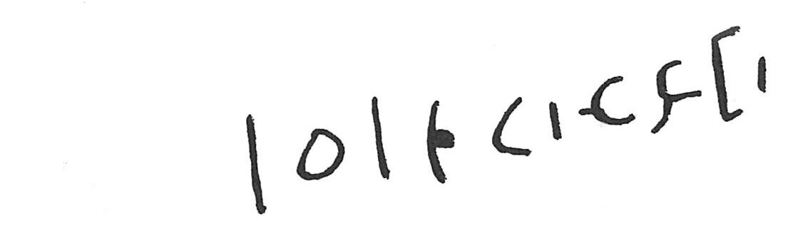 inscription of siglum ISB 42