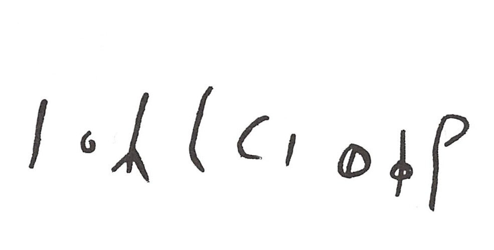 inscription of siglum ISB 441