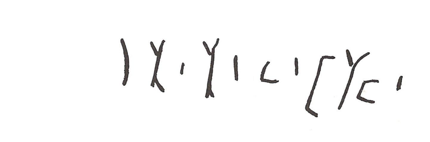 inscription of siglum ISB 477
