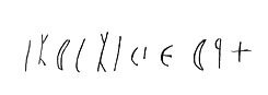 inscription of siglum Is.Mu 151 see LP 336