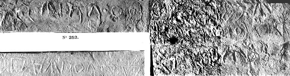 inscription of siglum JSLih 252