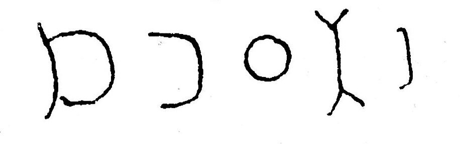 inscription of siglum JSTham 709