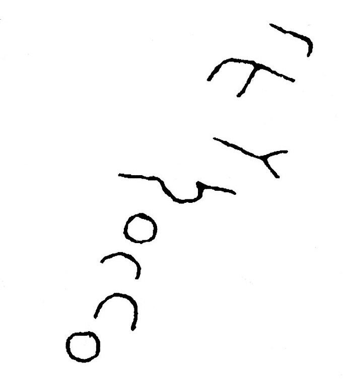 inscription of siglum JSTham 736