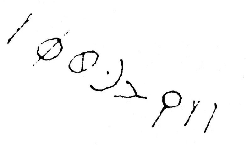 inscription of siglum JSTham 746