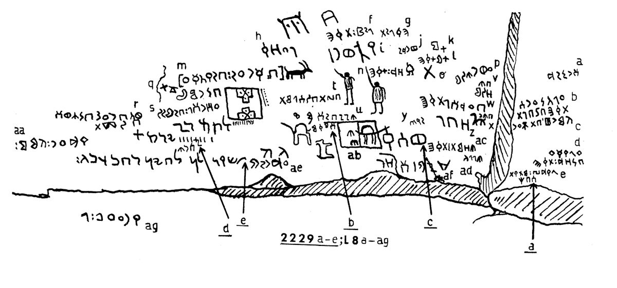 inscription of siglum JaL 008 e