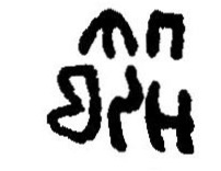 inscription of siglum JaL 008 v