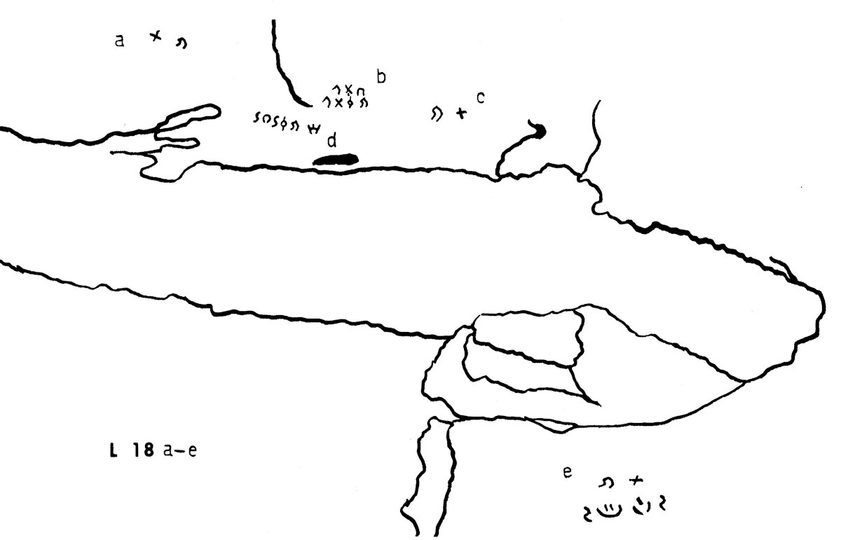 inscription of siglum JaL 018 e