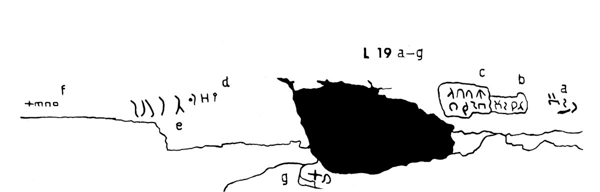 inscription of siglum JaL 019 g