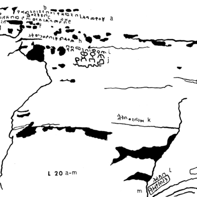 inscription of siglum JaL 020 c