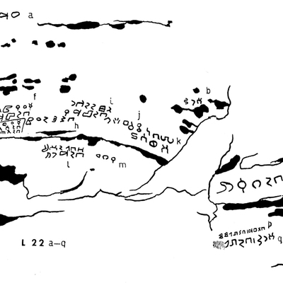 inscription of siglum JaL 022 f