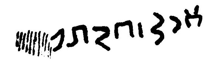 inscription of siglum JaL 022 q