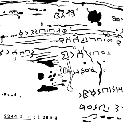 inscription of siglum JaL 028 c