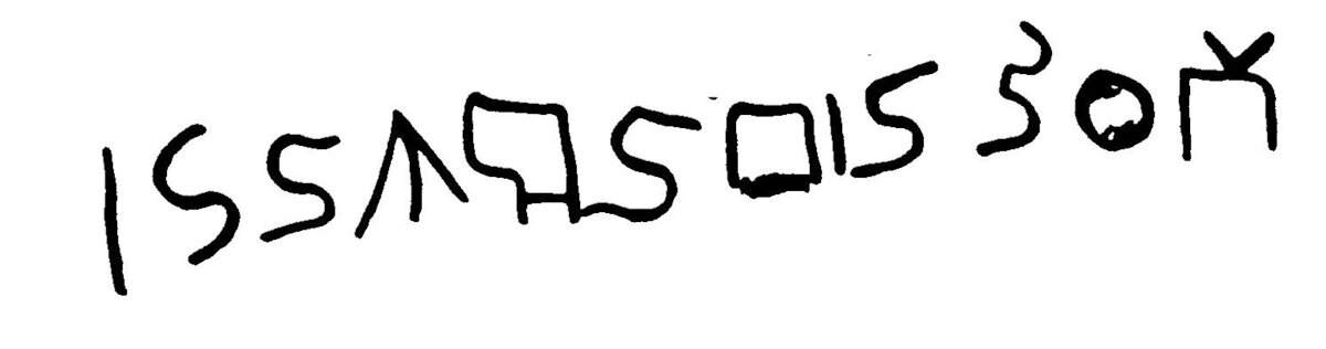inscription of siglum JaL 033 i