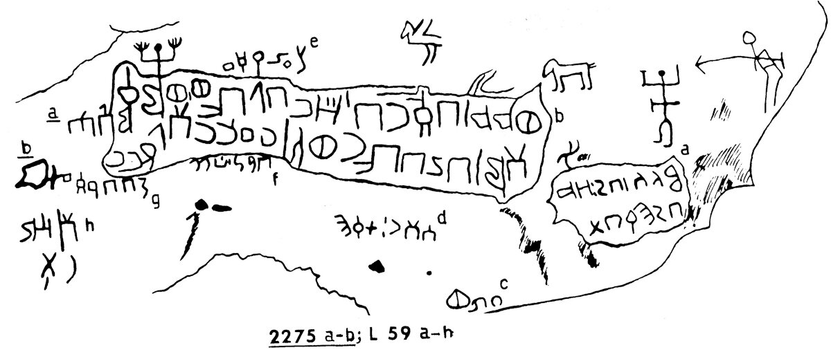 inscription of siglum JaL 059 a